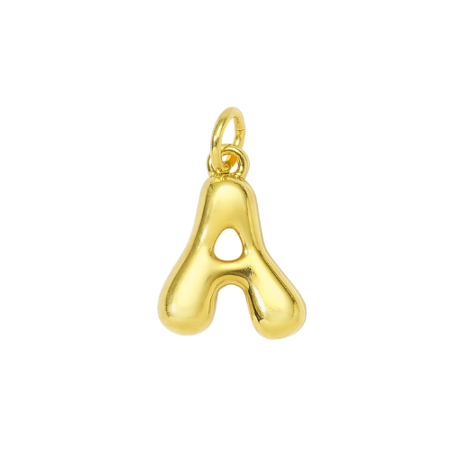 Bubble Letter Charm