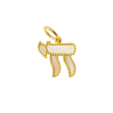 Mother-of-Pearl Chai Charm