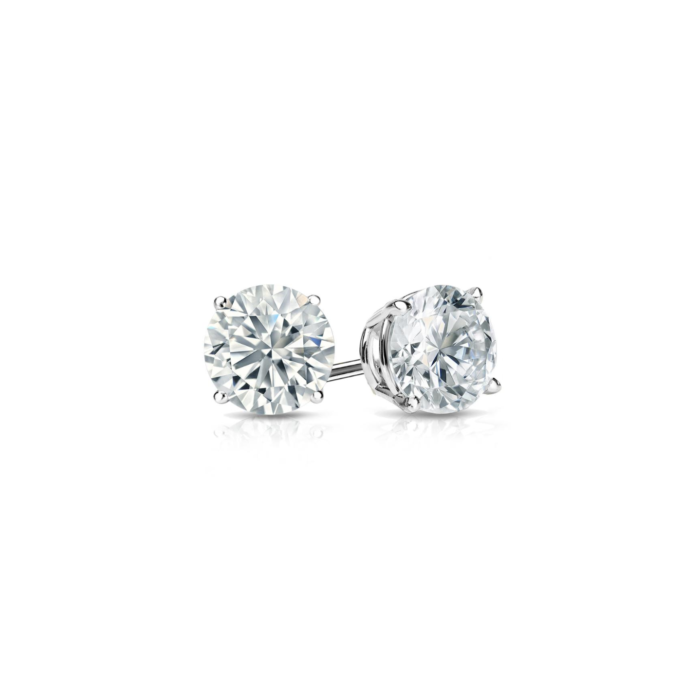 Round Stud Earrings
