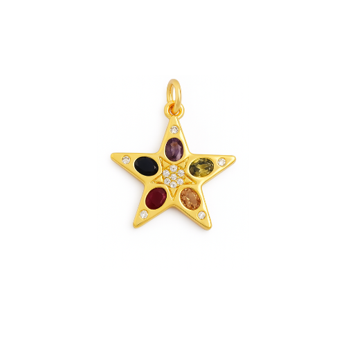 Colorburst Star Charm