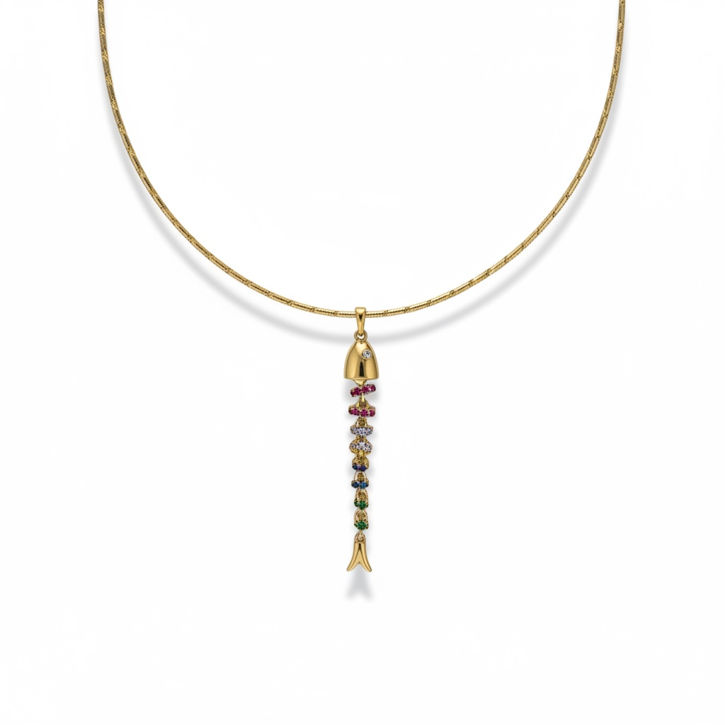 Rainbow Sea Necklace
