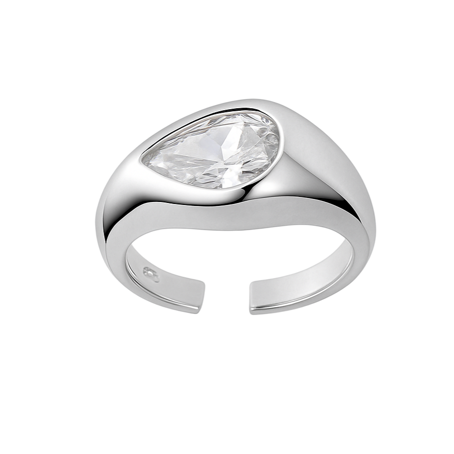 Aurora Pear Ring