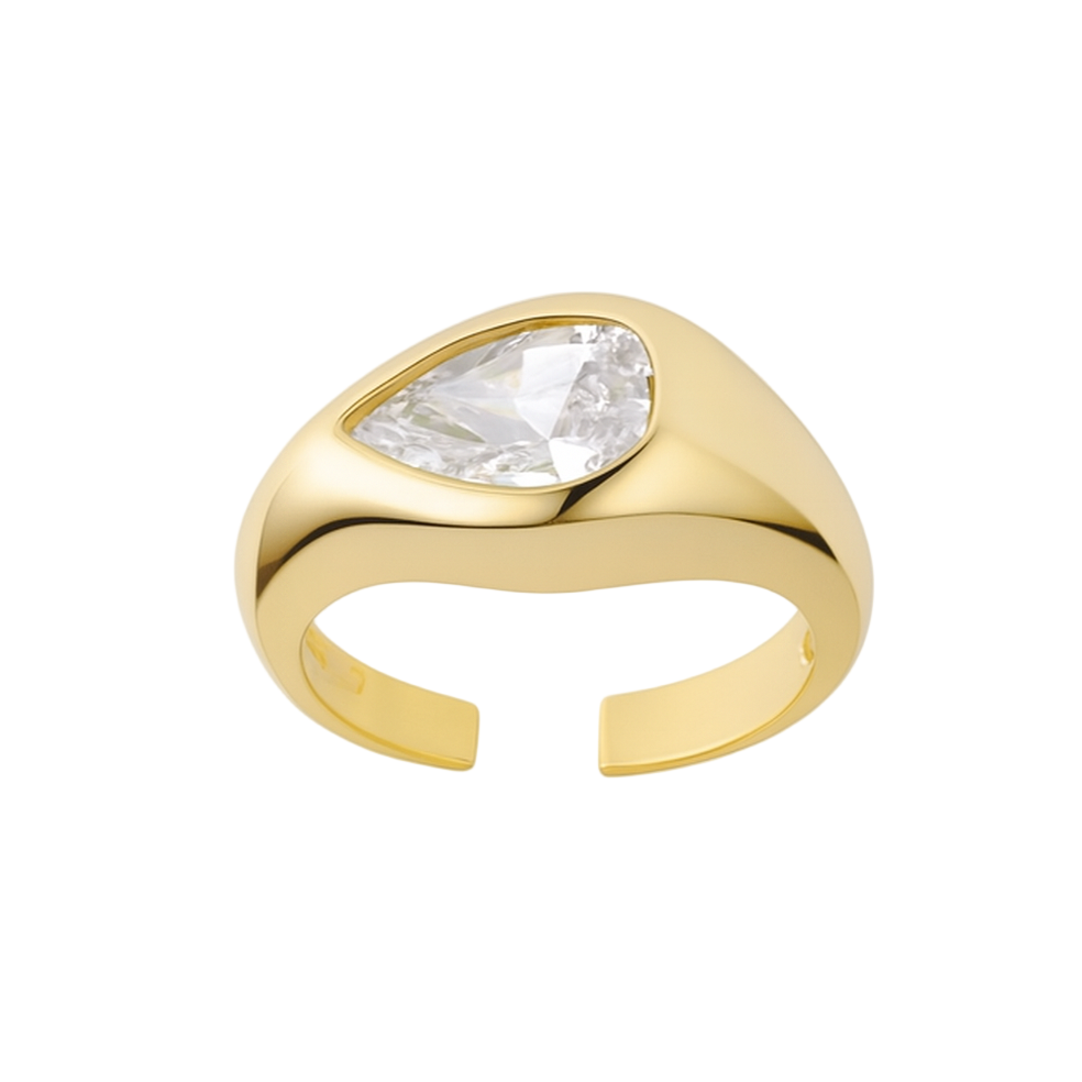 Aurora Pear Ring