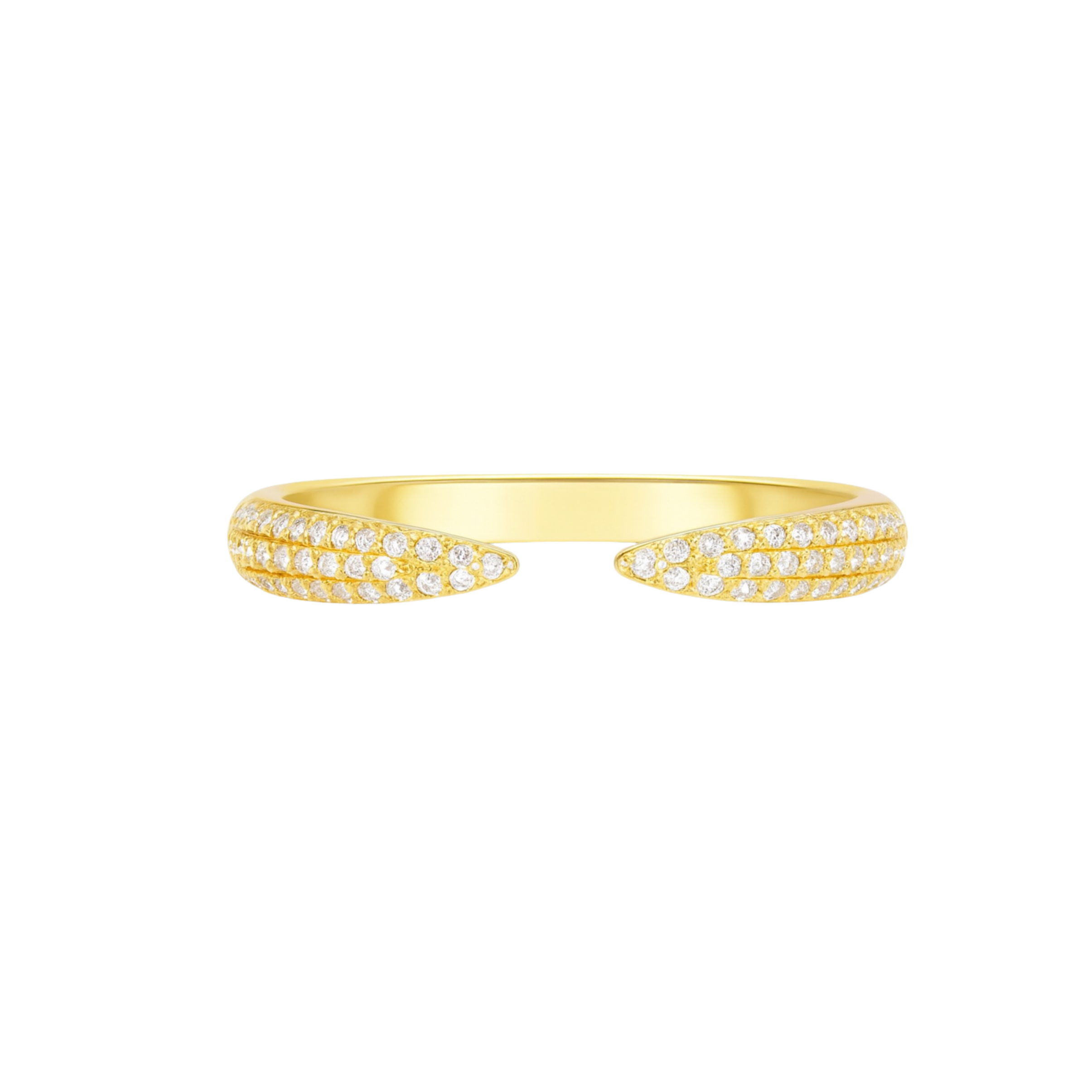 Adjustable Páve Band Ring