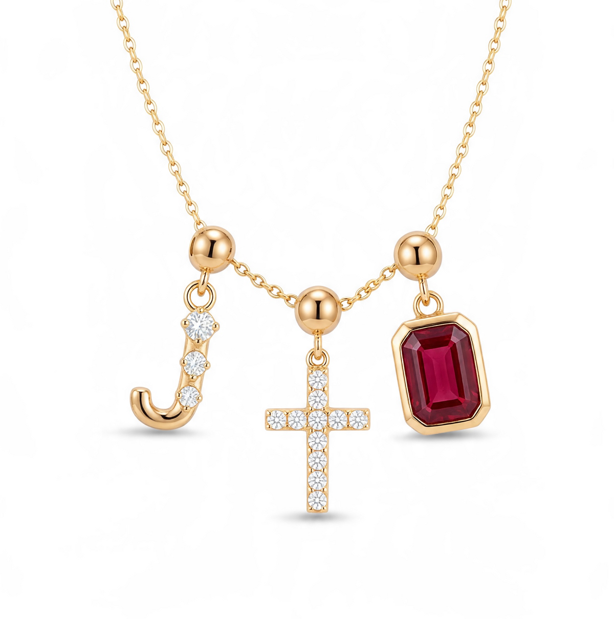 Gia Faith Charm Necklace