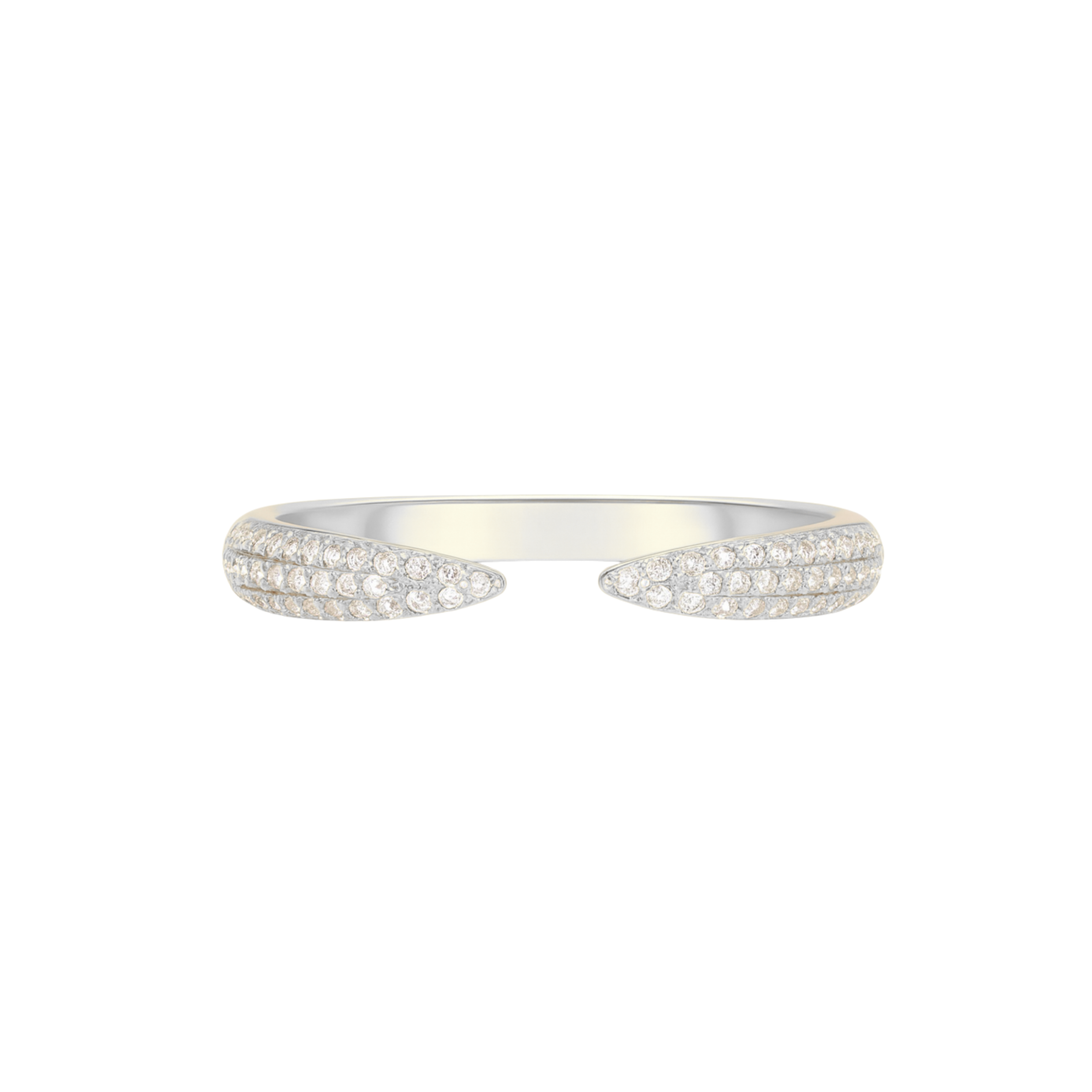 Adjustable Páve Band Ring