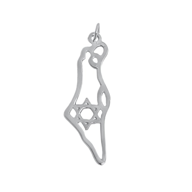 Israel Simple Map Charm