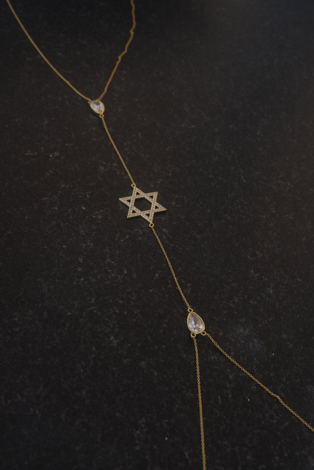 Star of david body chain