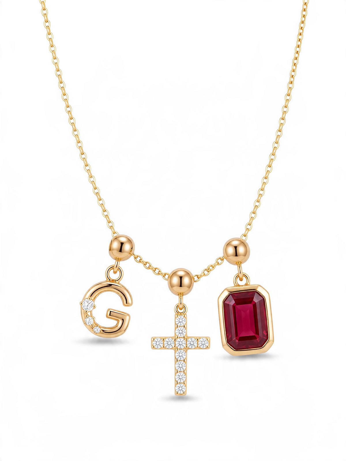 Gia Faith Charm Necklace