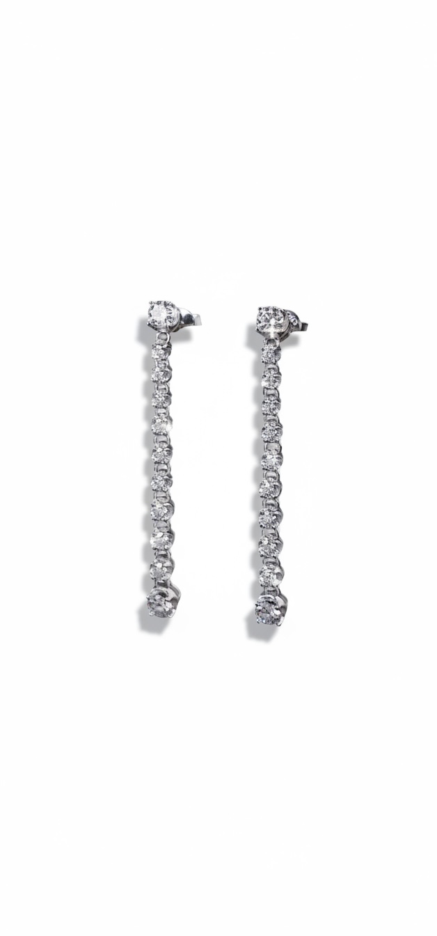 Eternity Drop Earrings