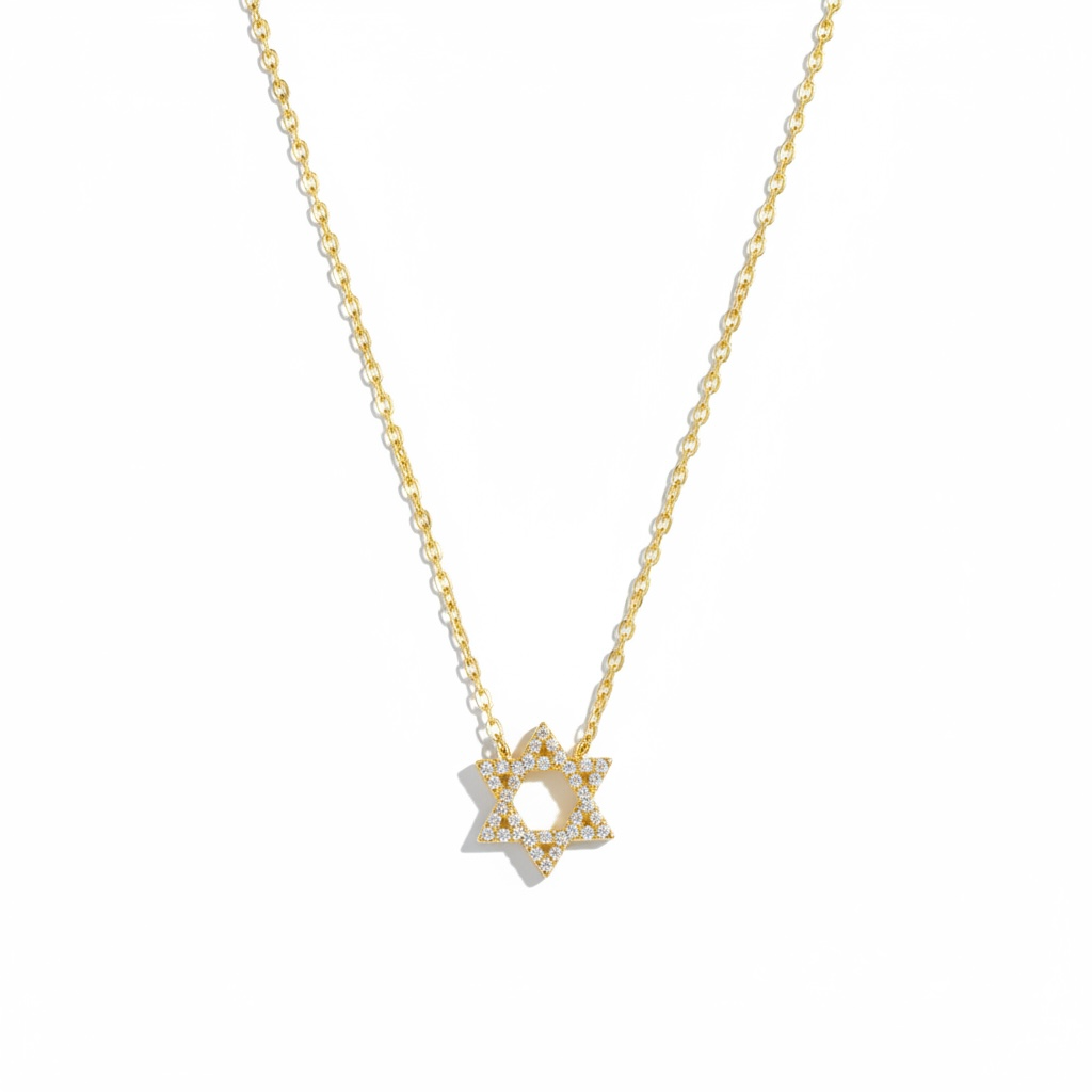 Mini Star of David Necklace