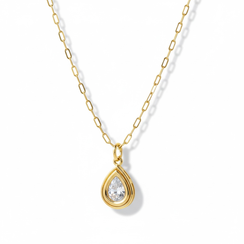 Pear Chunky Pendant
