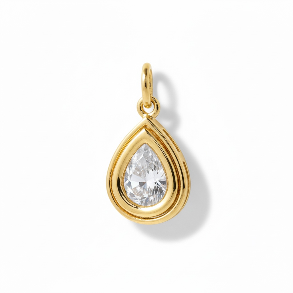 Pear Chunky Pendant