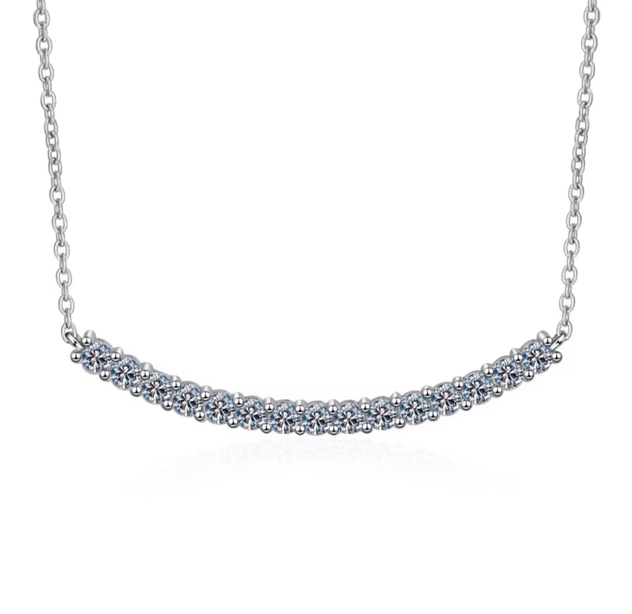 Smile Shaped Pendant Necklace