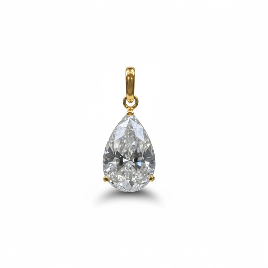 Pear Diamond Pendant