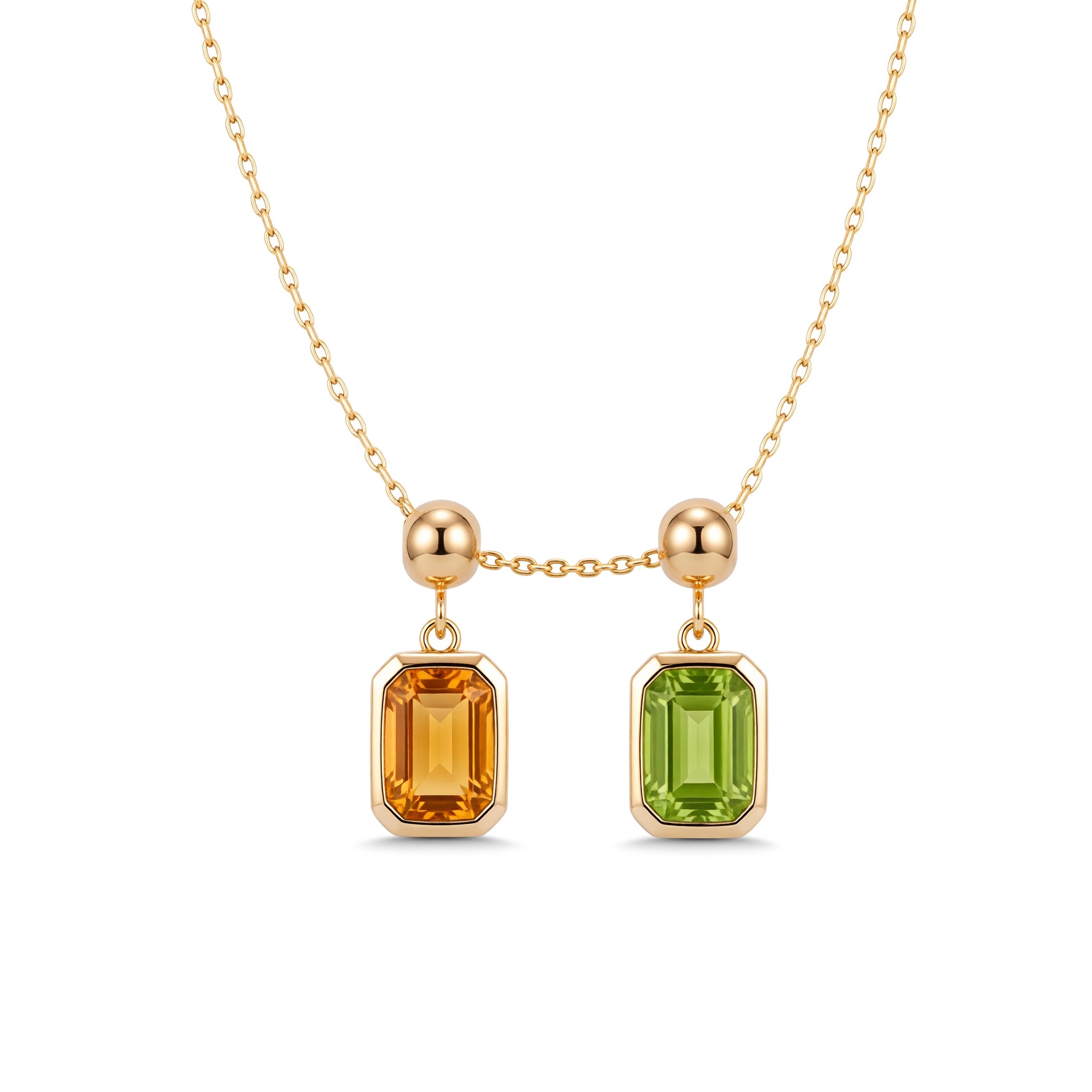 The Birthstone Duo Necklace