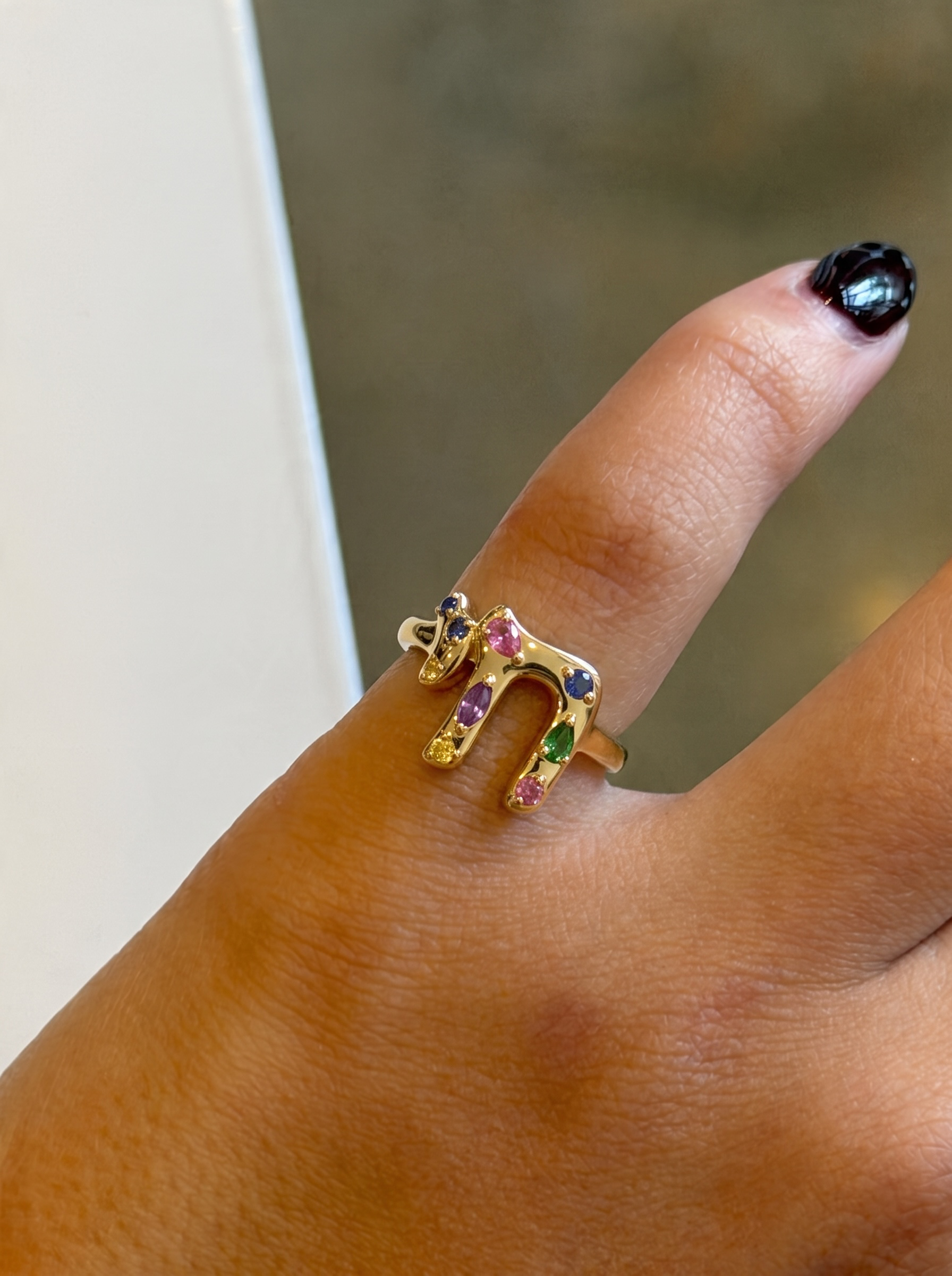 Chai Colorful Pinky Ring