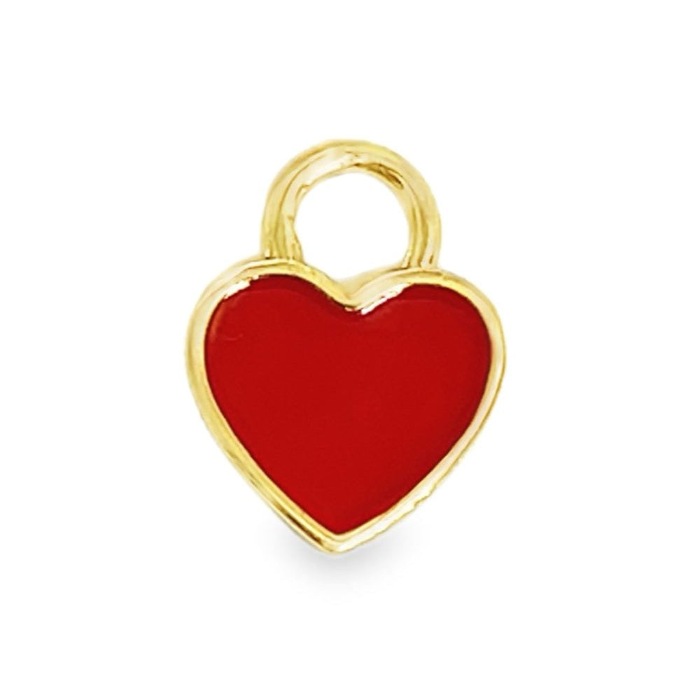 Red heart Charm