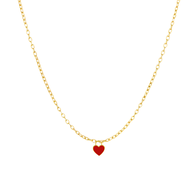 Red Heart Necklace