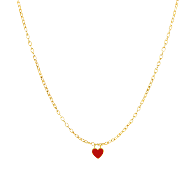 Red Heart Necklace