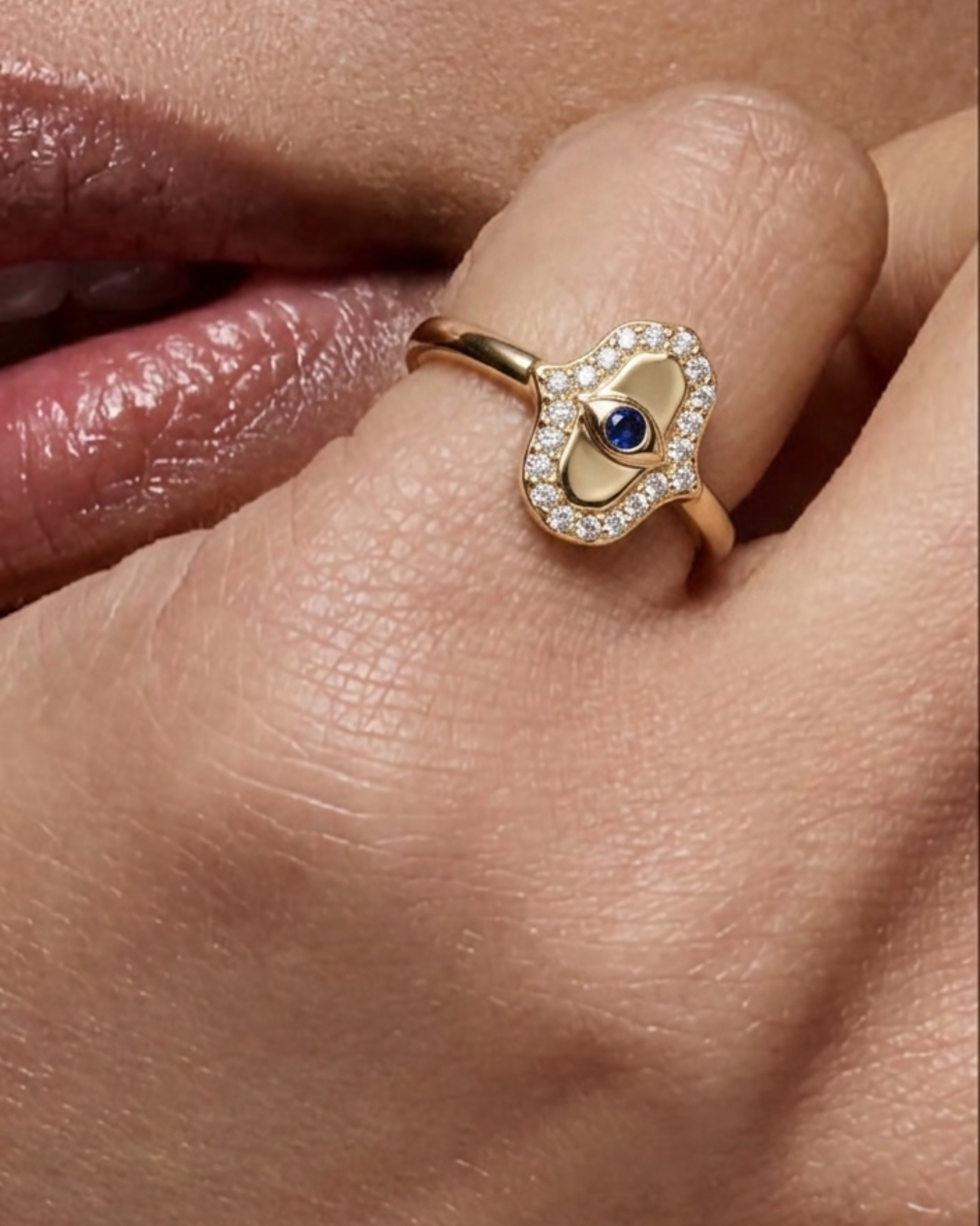 Hamsa Pinky Ring